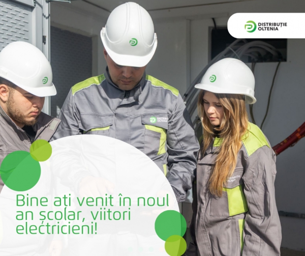 Ucenic Electrician: peste 300 sute de elevi se fac primii pași către o carieră în domeniul energiei, în anul școlar 2026-2027