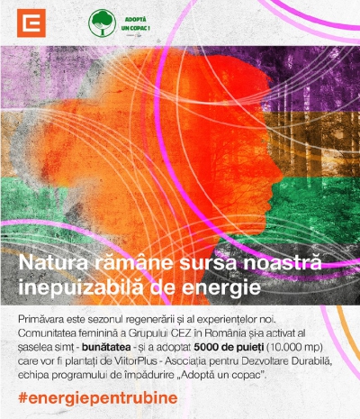 CEZ plantează 10 000 mp de pădure în comunitatea sa