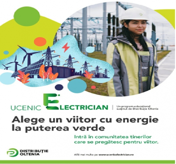 Au început înscrierile pentru programul Ucenic Electrician susținut de Distribuție Energie Oltenia
