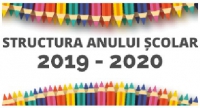 Structura noului an şcolar 2019-2020